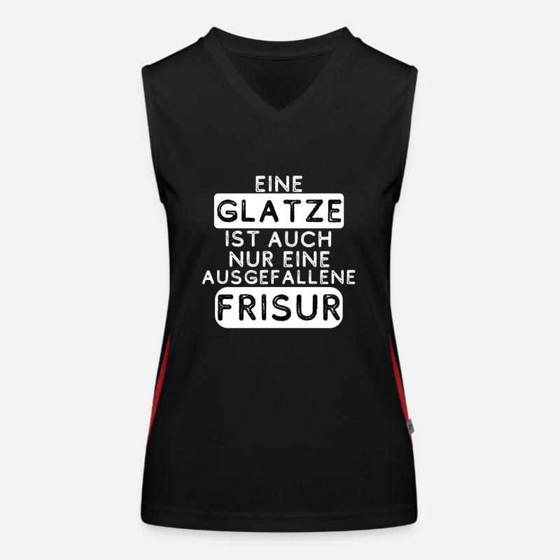 Glatze Funktionelles Kontrast-Tank Top für Frauen