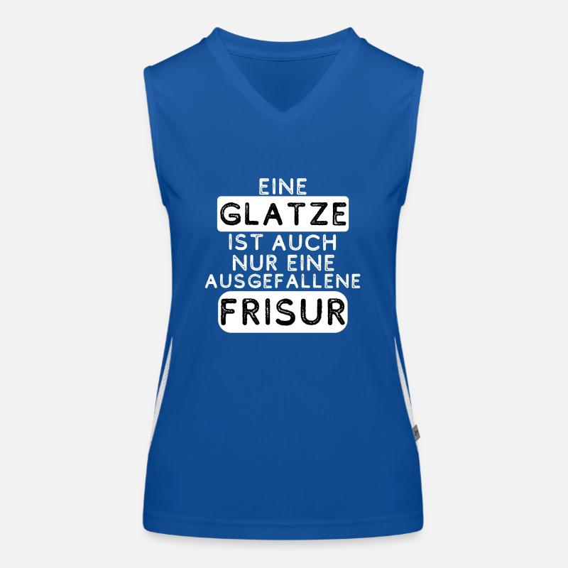 Glatze Funktionelles Kontrast-Tank Top für Frauen