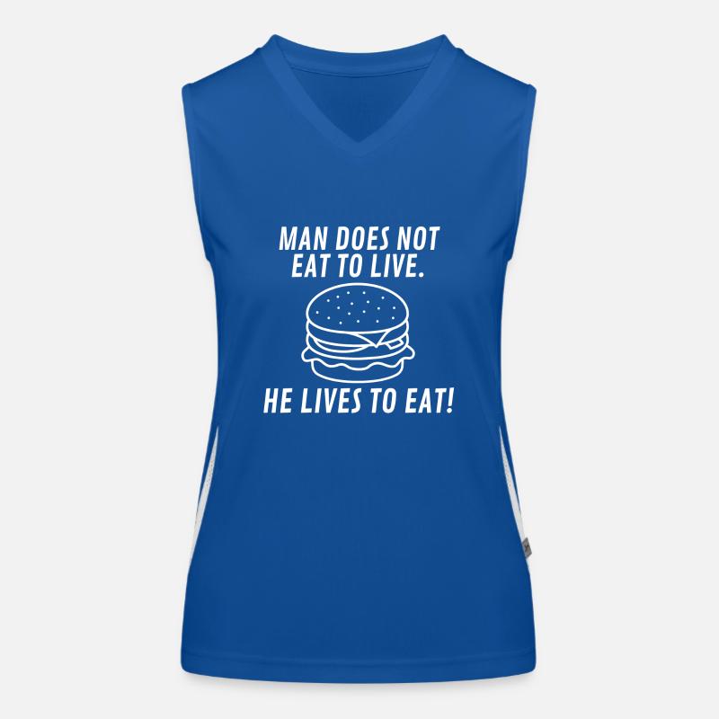 Eating Women's Functional Contrast Tank Top