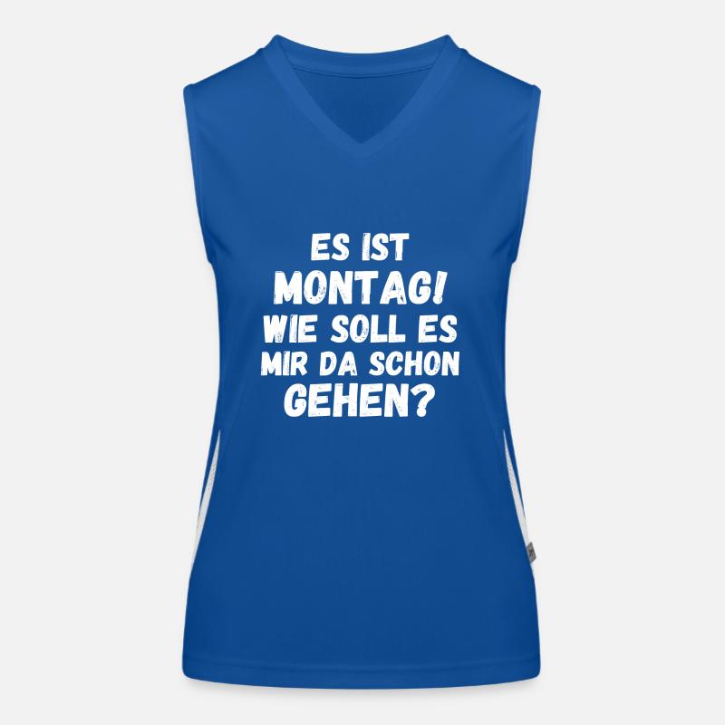Montag Funktionelles Kontrast-Tank Top für Frauen