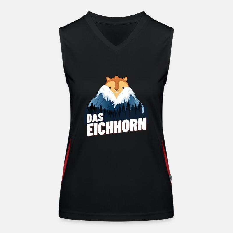 Das Eichhorn Funktionelles Kontrast-Tank Top für Frauen