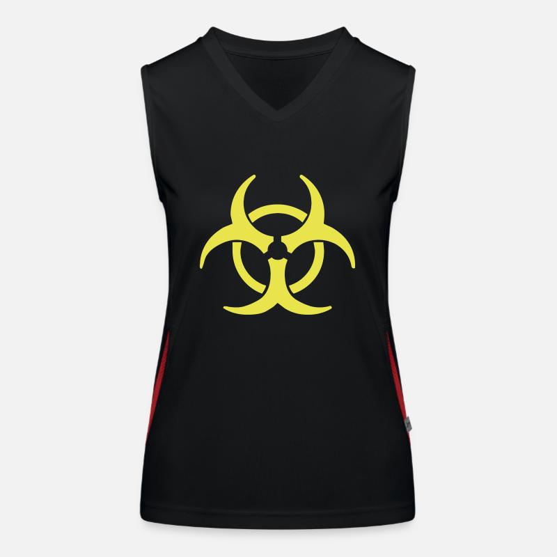 BIOHAZARD Funktionelles Kontrast-Tank Top für Frauen