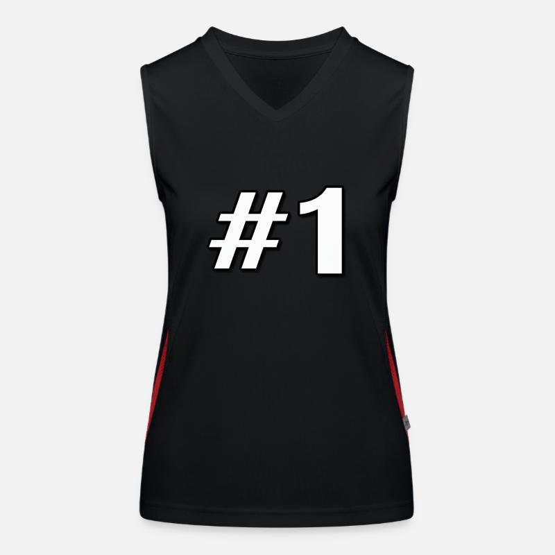 Typ Nummer 1 b Funktionelles Kontrast-Tank Top für Frauen