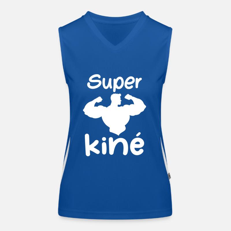 Super kiné Débardeur respirant contrasté Femme