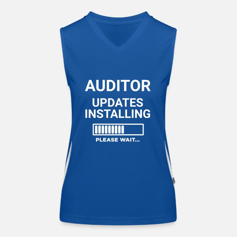 Auditor Updates Installing Please Wait Women's Functional Contrast Tank Top