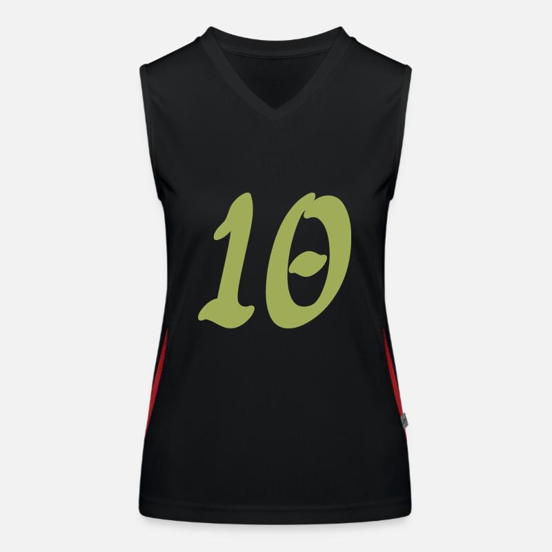 10 Débardeur respirant contrasté Femme