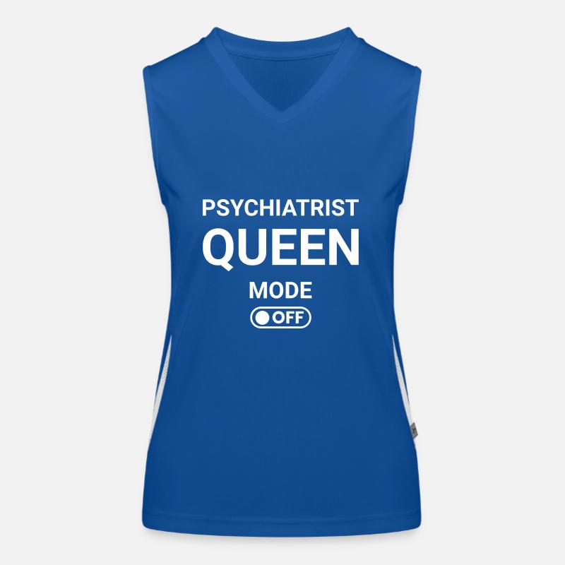 Psychiatrist Queen Mode OFF Women's Functional Contrast Tank Top