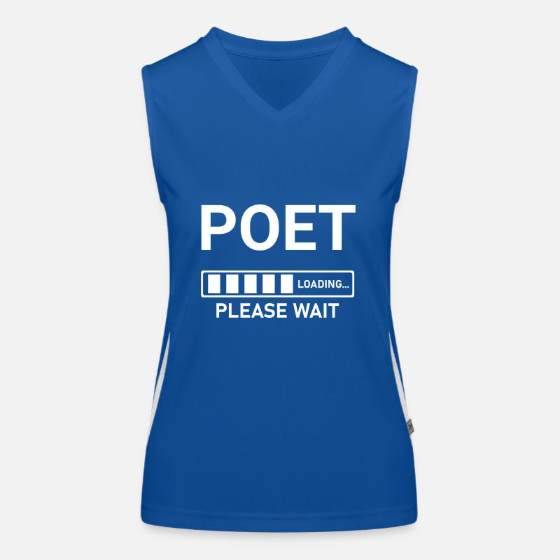 Poet Loading Please Wait Women's Functional Contrast Tank Top
