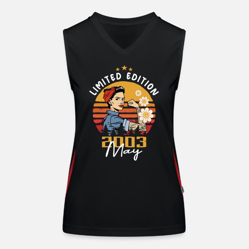 Legendär seit Mai 2003 - Mai 2003 Geburtstag 2003 Funktionelles Kontrast-Tank Top für Frauen