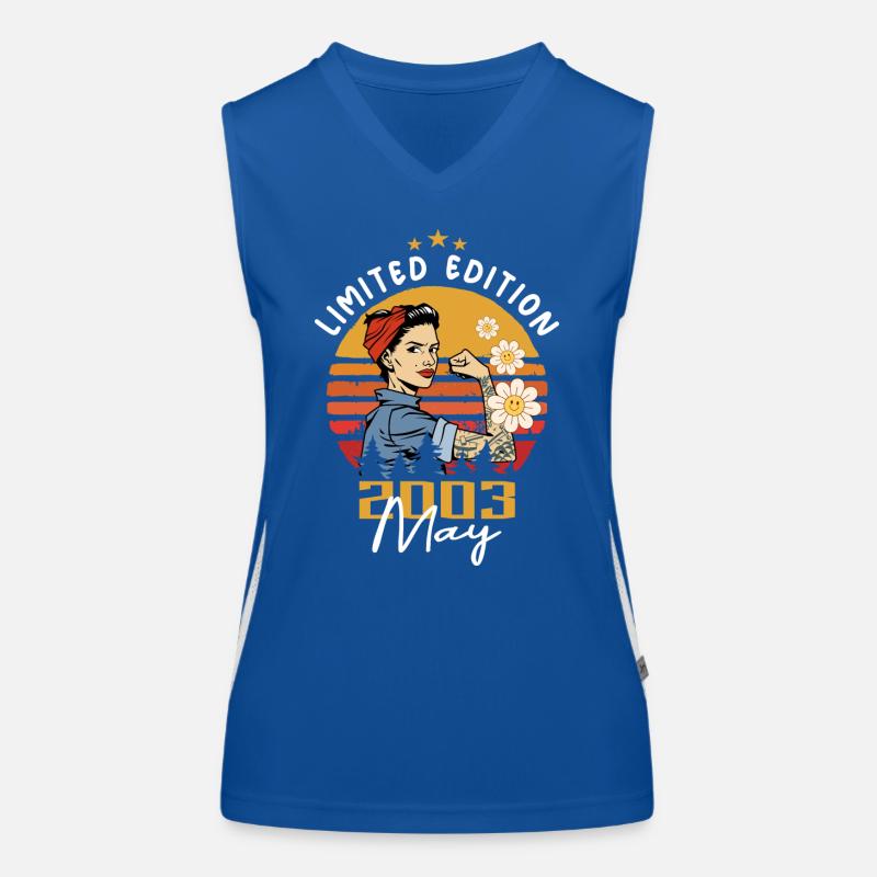 Legendär seit Mai 2003 - Mai 2003 Geburtstag 2003 Funktionelles Kontrast-Tank Top für Frauen