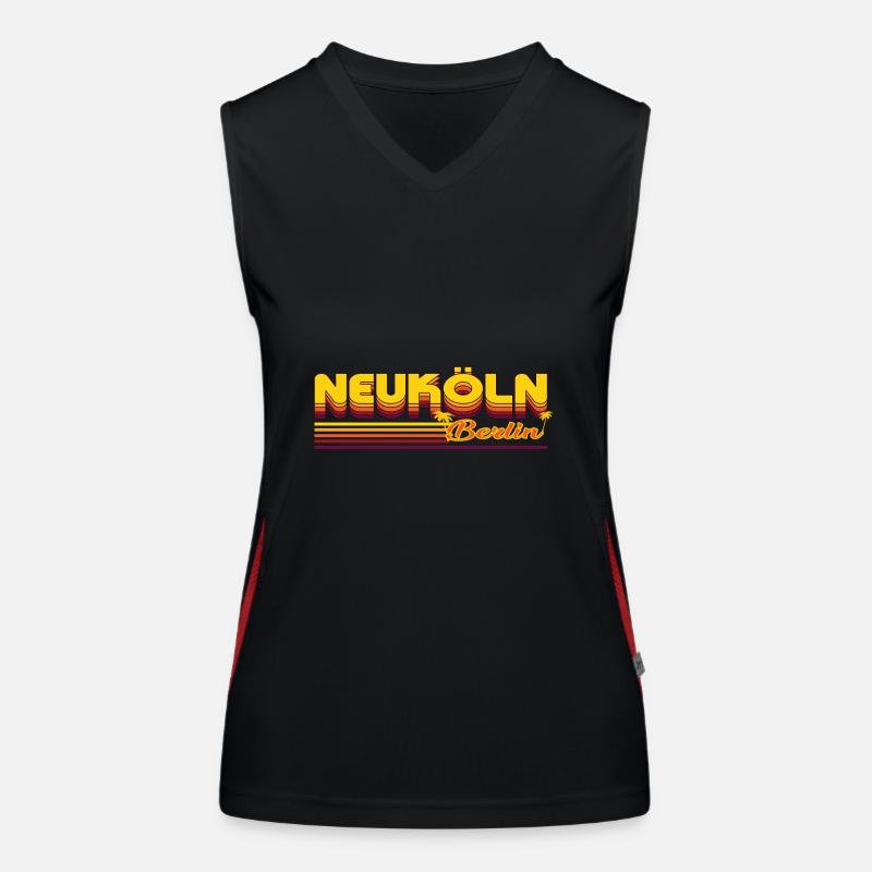 cool new cologne berlin district design Women's Functional Contrast Tank Top