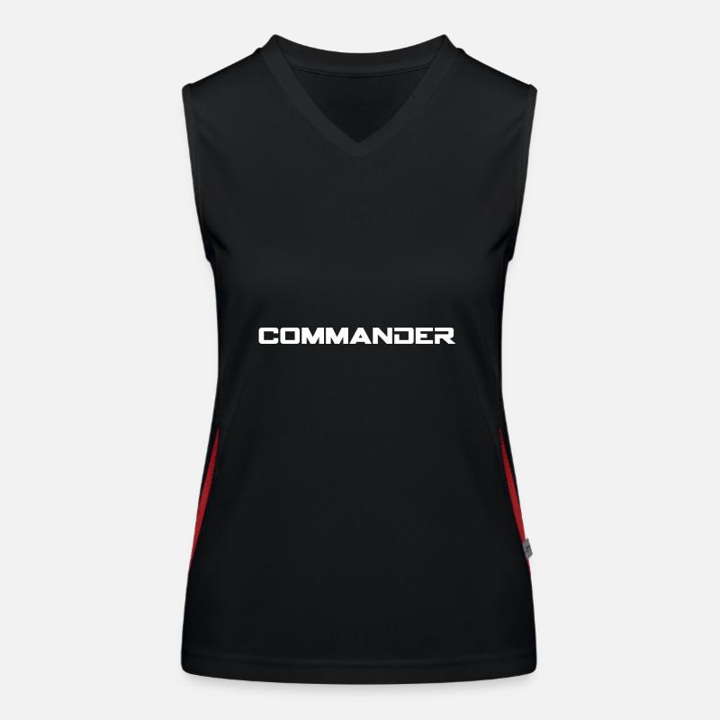 COMMANDANT Débardeur respirant contrasté Femme