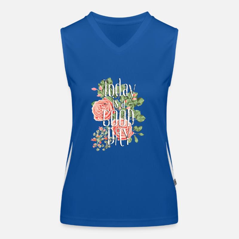 Today is a good day Funktionelles Kontrast-Tank Top für Frauen