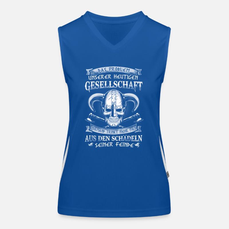 Problem der Gesellschaft Funktionelles Kontrast-Tank Top für Frauen