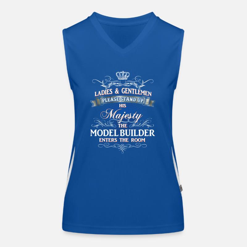 Noble professions shirt for the model maker Women's Functional Contrast Tank Top