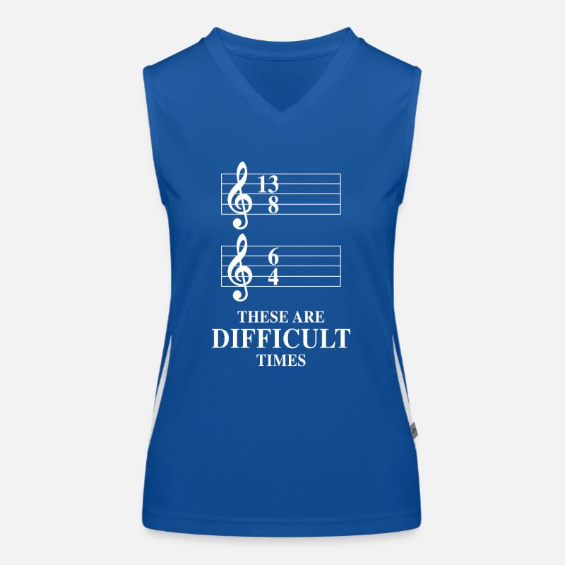 13/8 6/4 These Are Difficult Times Women's Functional Contrast Tank Top