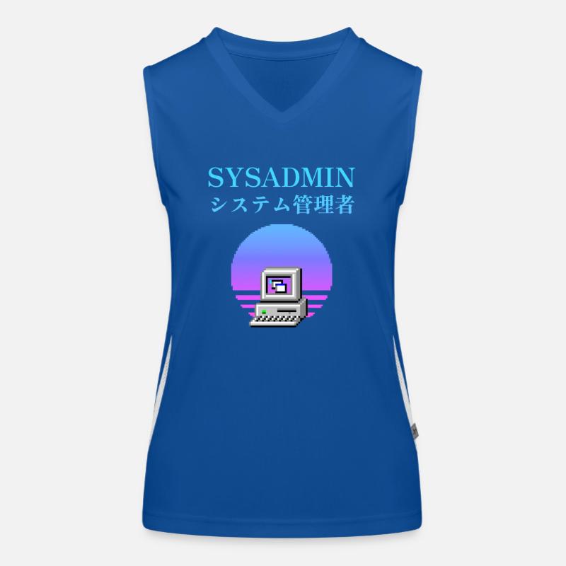 Sysadmin-| システム管理者 | Dampfwelle Funktionelles Kontrast-Tank Top für Frauen