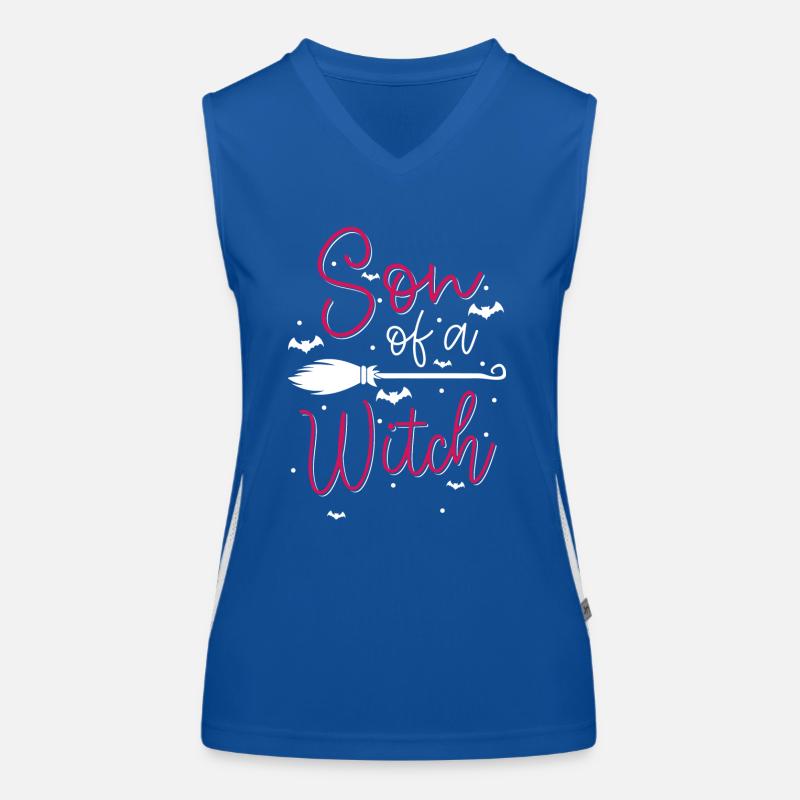 Witch Halloween Magic Witches Women's Functional Contrast Tank Top