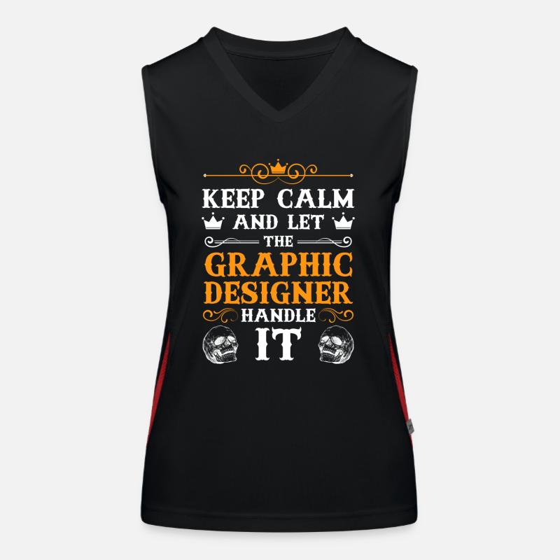 Designer Designer Graphic Designer Painter Women's Functional Contrast Tank Top