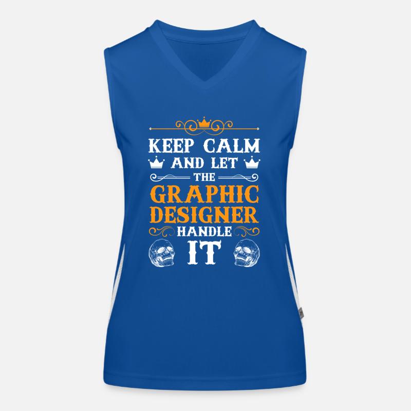 Designerin Gestalter Grafiker Maler Funktionelles Kontrast-Tank Top für Frauen