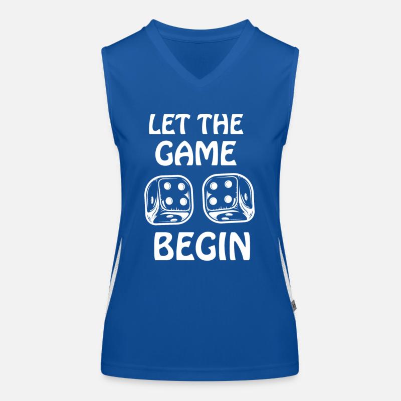 boardgame chess backgammon game night Funktionelles Kontrast-Tank Top für Frauen