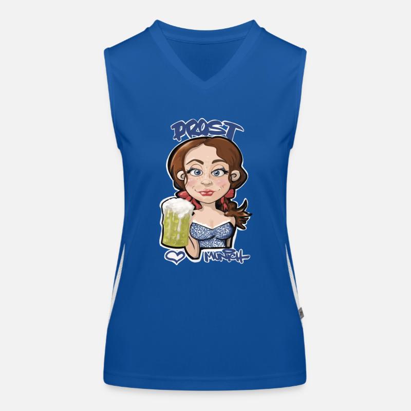 ❤️ Munich - Prost Funktionelles Kontrast-Tank Top für Frauen