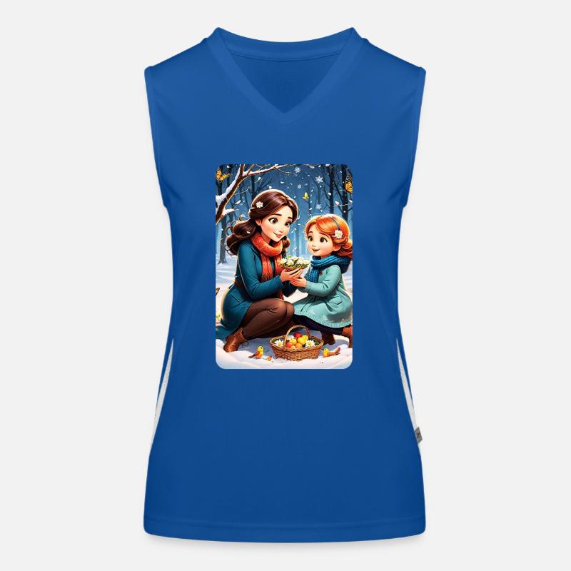 personalisiertes Design-Muttergeschenk Funktionelles Kontrast-Tank Top für Frauen