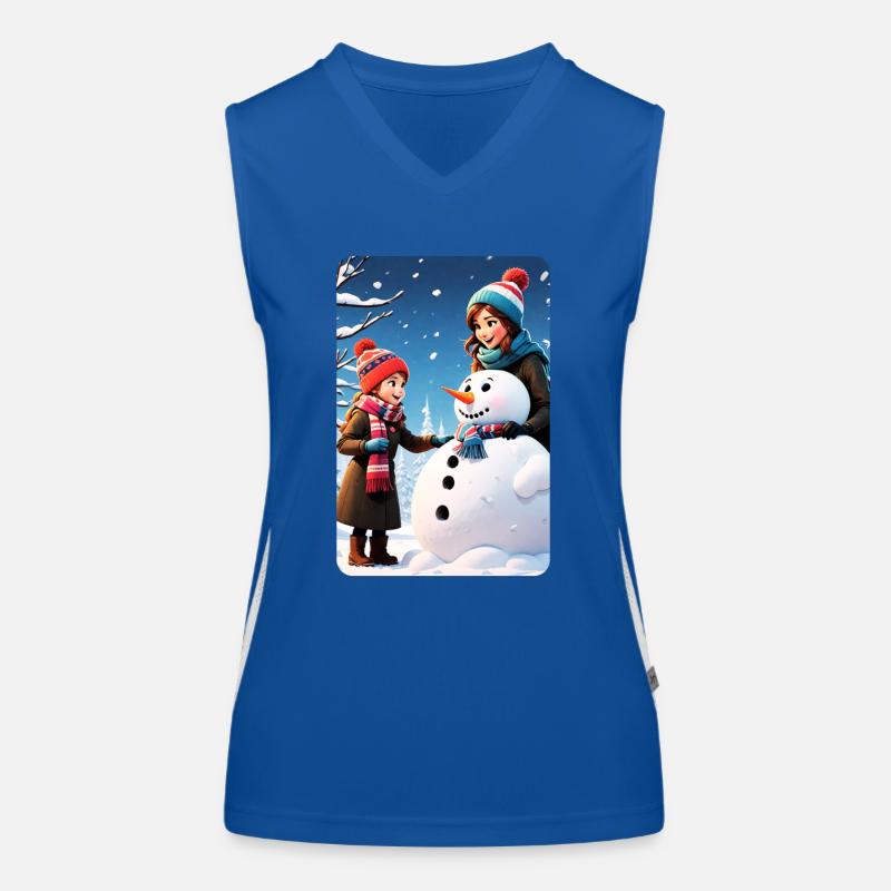 personalisiertes Design-Muttergeschenk Funktionelles Kontrast-Tank Top für Frauen