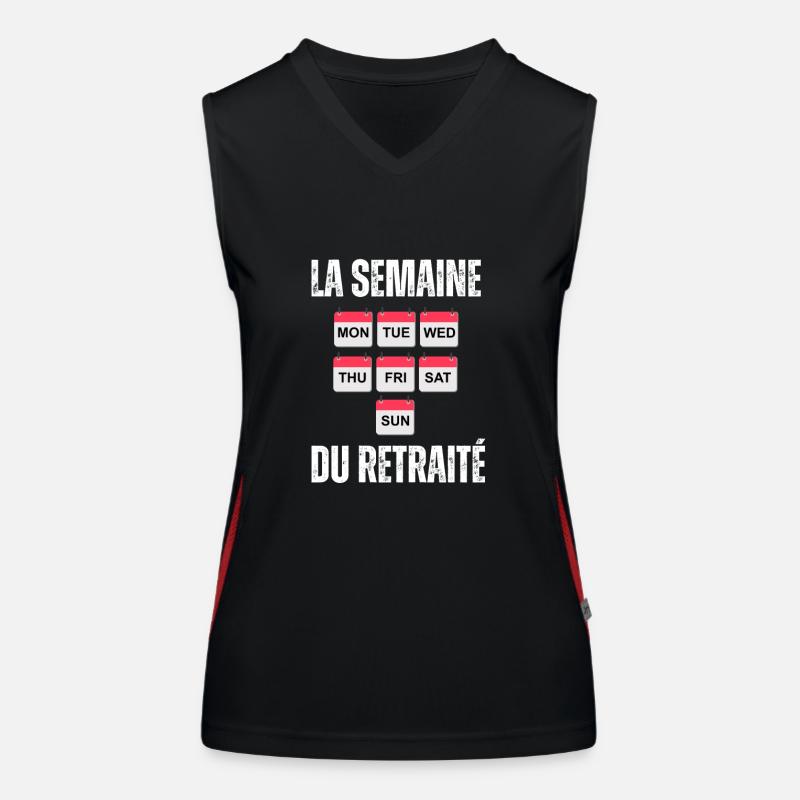 Retiree's Week Women's Functional Contrast Tank Top
