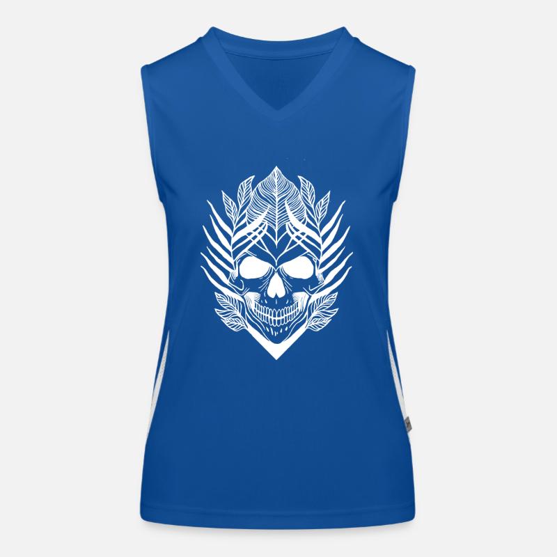 Skull Débardeur respirant contrasté Femme