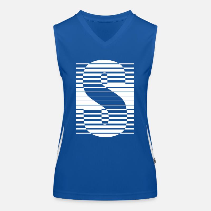 INITIAL S Women's Functional Contrast Tank Top