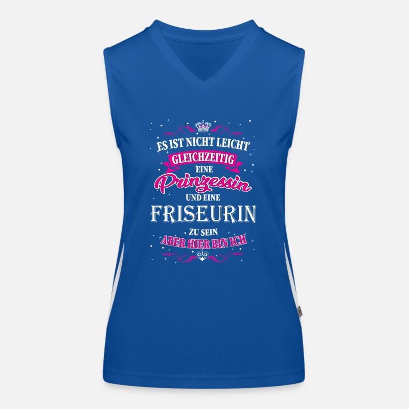 Coiffeur et Princesse Débardeur respirant contrasté Femme