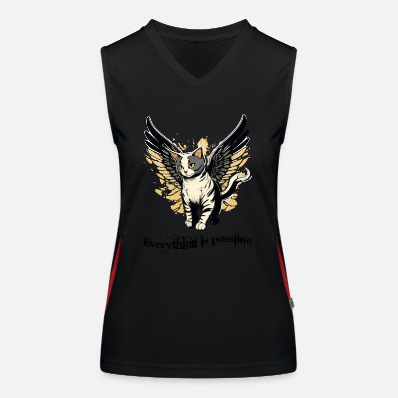 Anything is possible Women's Functional Contrast Tank Top