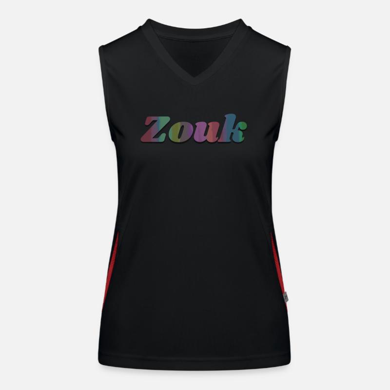 Zouk Women's Functional Contrast Tank Top