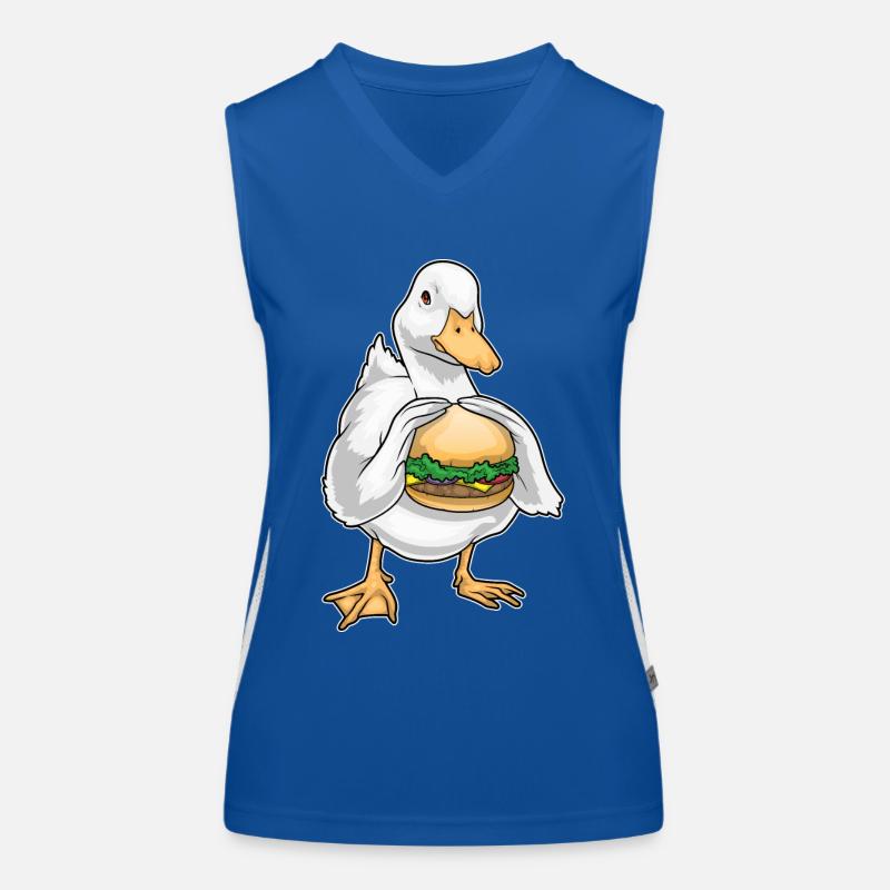 Cheeseburger au canard Débardeur respirant contrasté Femme