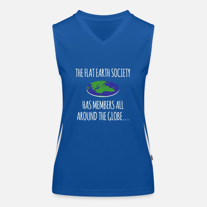 Flat Earth Astrology Flat Earth Earth Gift Women's Functional Contrast Tank Top