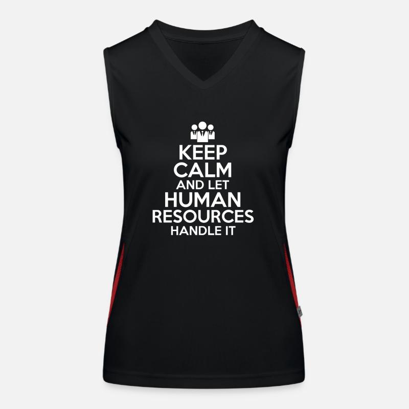 Human Resources HR Specialist Personalabteilung Funktionelles Kontrast-Tank Top für Frauen