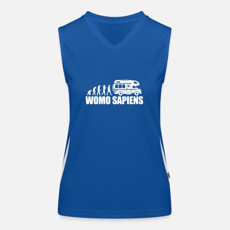 Camping-car Womo Sapiens RV Evolution Débardeur respirant contrasté Femme