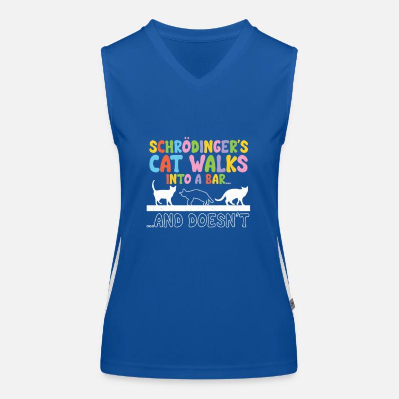 Quantenphysik Physik Physiker wissenschaft quanten Funktionelles Kontrast-Tank Top für Frauen