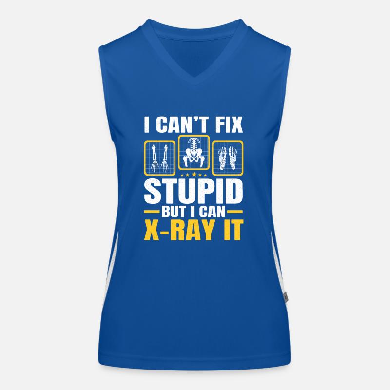 Radiologist RAD Technician Xray Tech Radiology Women's Functional Contrast Tank Top