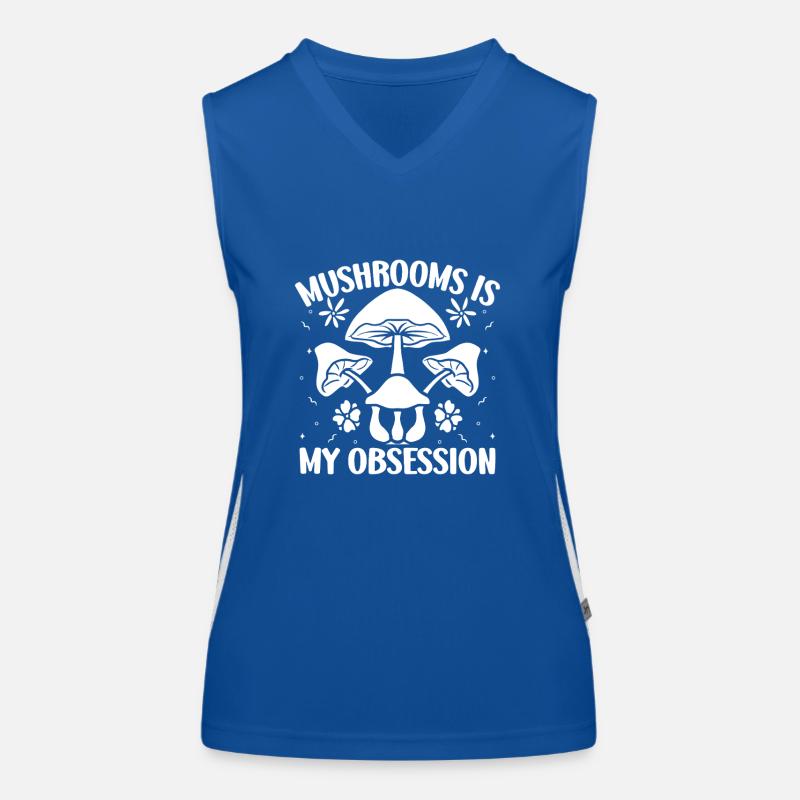 Morilles Champignons Mon Obsession Champignon Débardeur respirant contrasté Femme