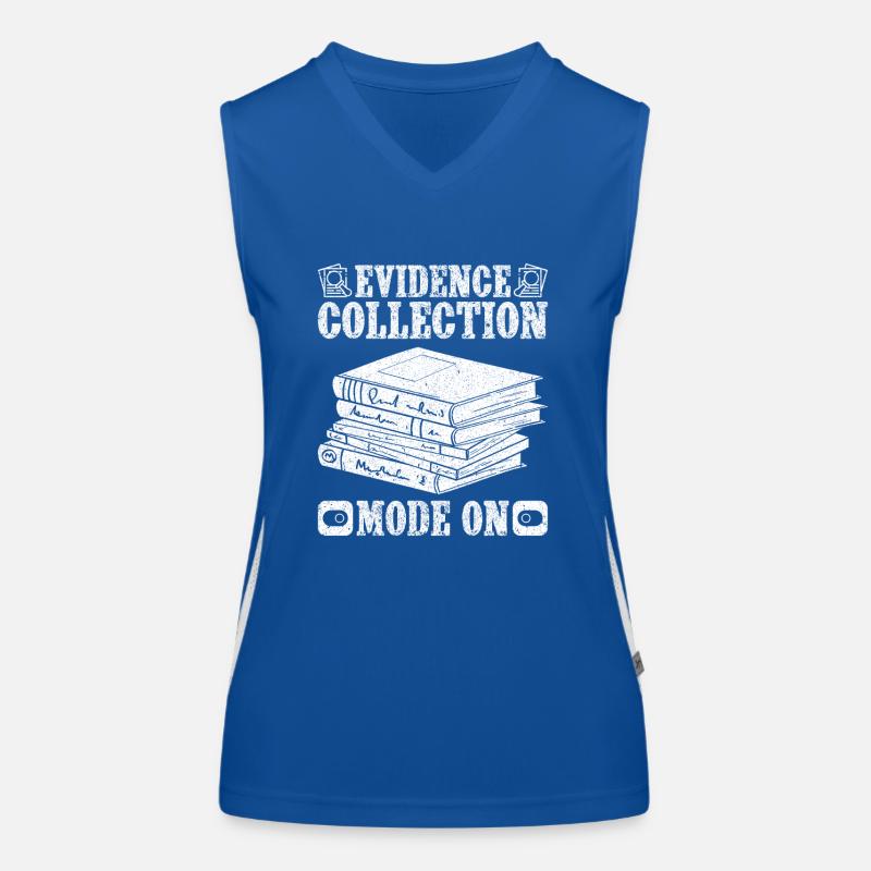Forensic Analyst Evidence Mode On Squad Crime Lab Funktionelles Kontrast-Tank Top für Frauen