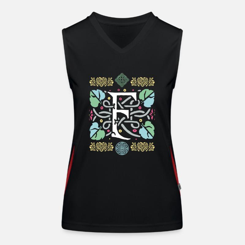 F Funktionelles Kontrast-Tank Top für Frauen