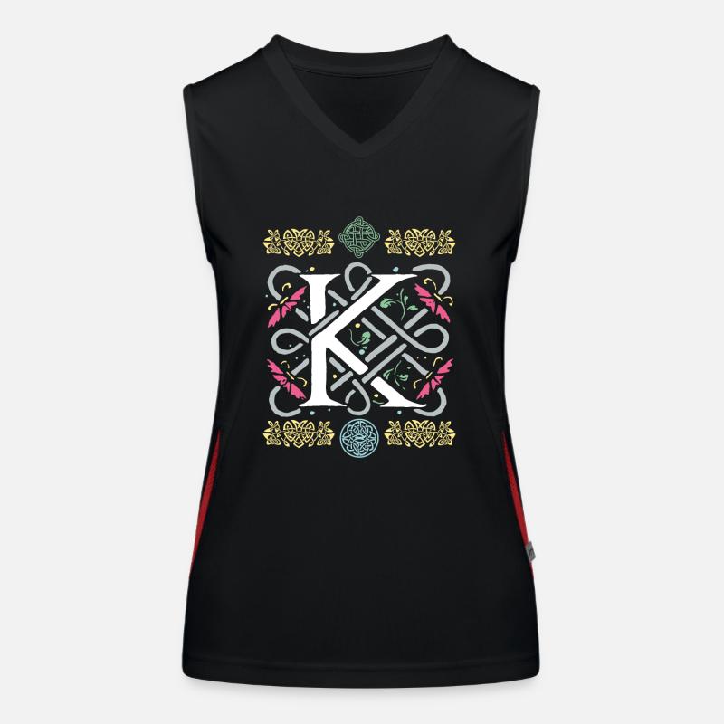 K Women's Functional Contrast Tank Top