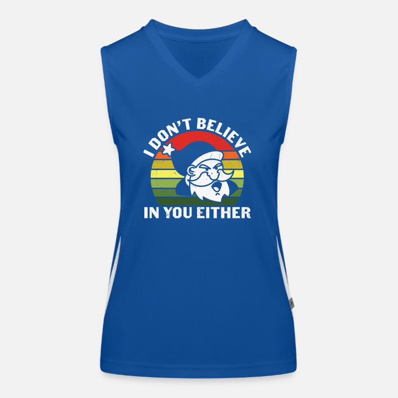 Weihnachtsmann Pullover -Weihnachten Geschenke Funktionelles Kontrast-Tank Top für Frauen