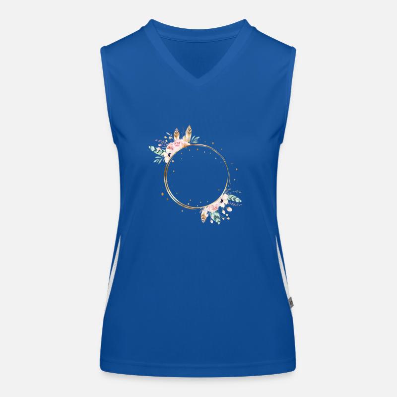 boho Funktionelles Kontrast-Tank Top für Frauen