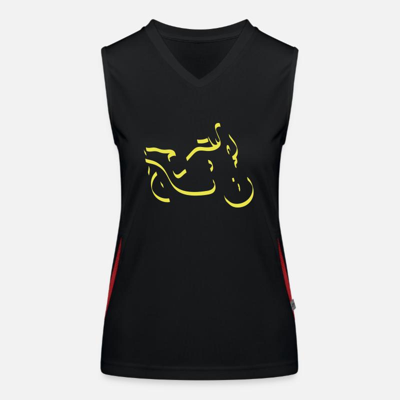 Motorradtour Funktionelles Kontrast-Tank Top für Frauen