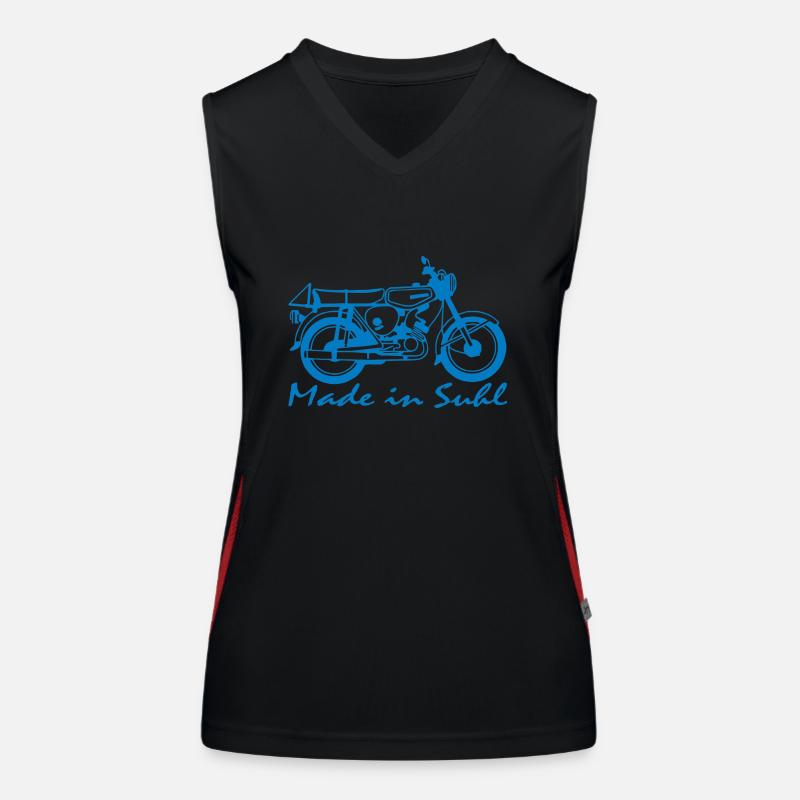 Simson S51 Made in Suhl Funktionelles Kontrast-Tank Top für Frauen