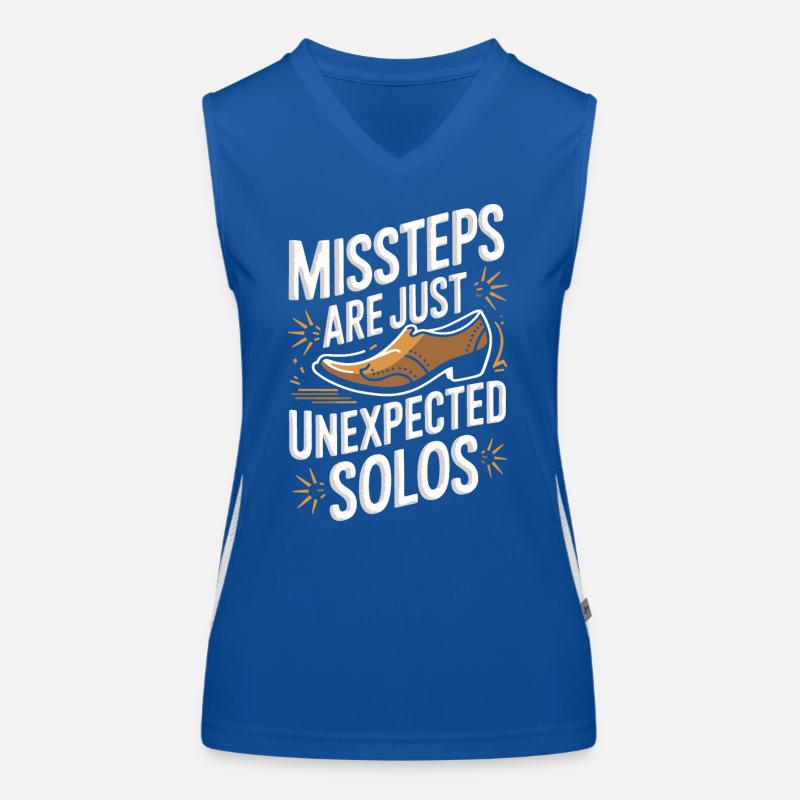Line Dancing Dancing Dancers Women's Functional Contrast Tank Top