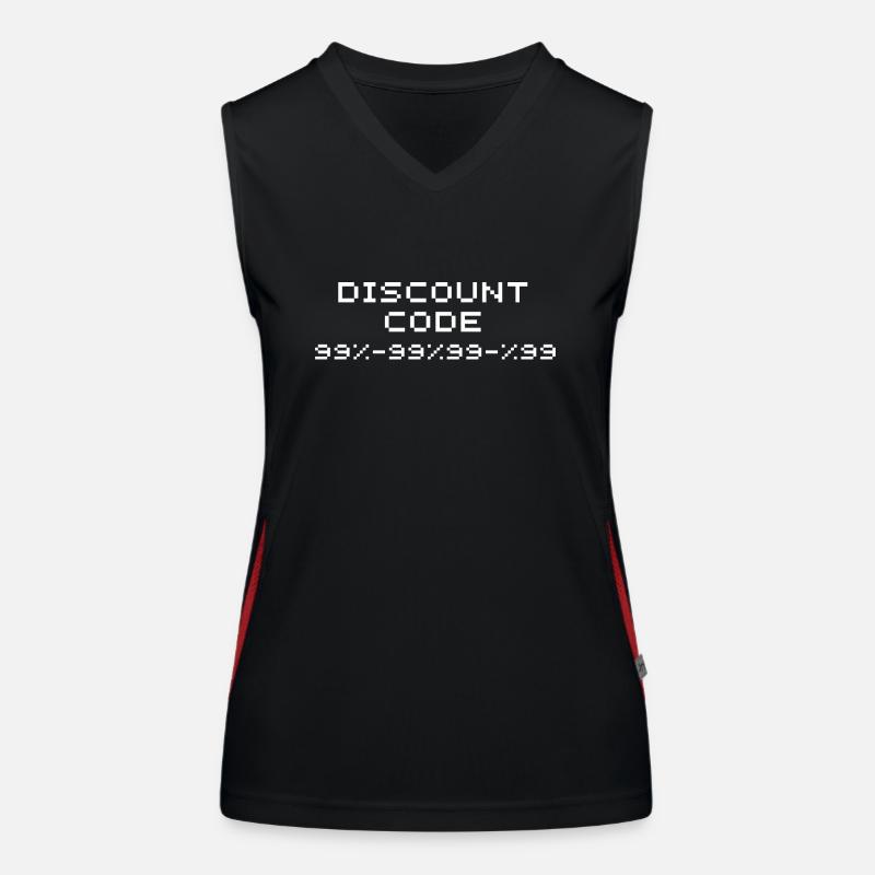 Code de réduction/code de rabais 99 Débardeur respirant contrasté Femme